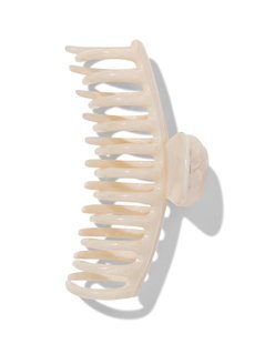 HEMA Haarklem 12cm wit marmer