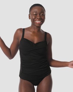 HEMA Dames tankinitop control zwart (zwart)