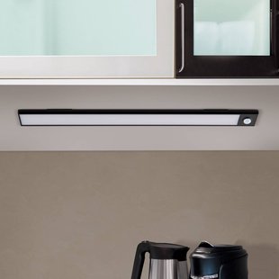 ORION Norman LED meubelverlichting, zwart, oplaadbare batterij, sensor, USB