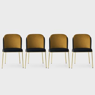 Set van 4 eetkamerstoelen Dore velvet | Atelier Del Sofa Set van 4 eetkamerstoelen Dore velvet | Atelier Del Sofa