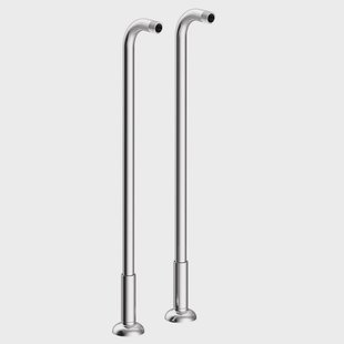 Badkraankoppelingen Tres Clasic Vrijstaand Chroom