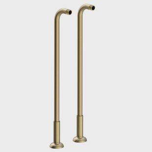 Badkraankoppelingen Tres Clasic Vrijstaand Verouderd Messing Mat