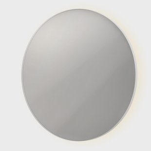 Spiegel INK SP17 Rond Colour Changing LED Rondom 120 x 4 x 120 cm Dimbaar In Aluminium Kader Mat Wit