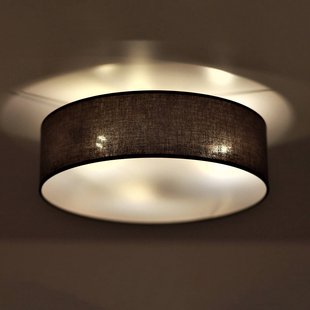 Euluna Roller Deck, aardkleurige stoffen kap, Ø50cm