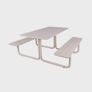 MaximaVida metalen picknicktafel Max ivoor