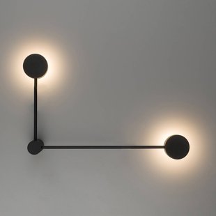 Nowodvorski Lighting Wandlamp Orbit II 20/40, zwart, 2-lamps