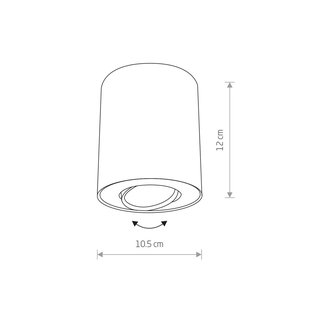 Nowodvorski Lighting Plafondspot set, verstelbaar, zwart, binnenkant zilver Nowodvorski Lighting Plafondspot set, verstelbaar, zwart, binnenkant zilver