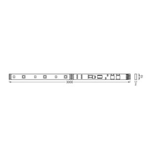LEDVANCE Flex Remote LED Strip IP20 Flex RGBW, 3m