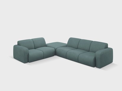 Hoekbank Lola links met hocker | Windsor & Co