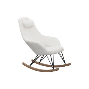 Schommelstoel Dani Wit Teddy