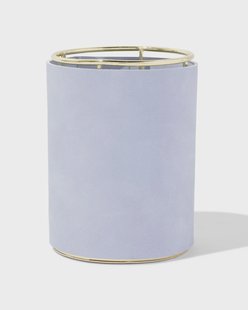 HEMA Pennenhouder imitatie suède lila Ø8x11