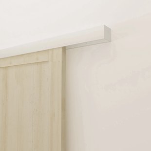 Loftdeur Schuifdeursysteem Modern wit 200/240 cm plafondmontage