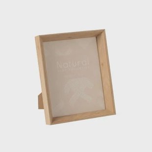 J-Line fotolijst Diepte - hout - naturel - 2 stuks