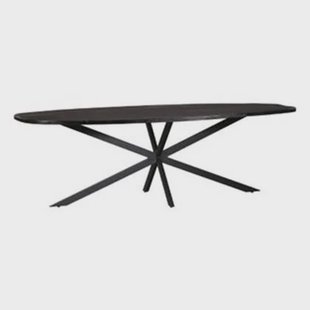 Starfurn Eettafel Elegance Black | Deens ovaal | 200x100 cm