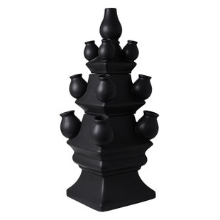 Tulpenvaas 3-delig Zwart XL KLEI