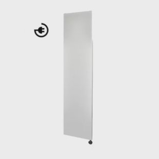 Radiator Sanicare Denso Met WiFi 180 x 40 cm Mat Wit Met Thermostaat Wit Linksonder