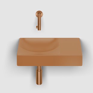 Clou Flush Fontein Zonder Kraangat Mat Italiaans Zand Keramiek 36 cm