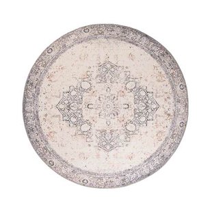Heritaged Rond vintage vloerkleed - Fade No.2 grijs - 76 cm