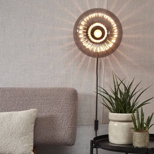 IT´S ABOUT ROMI IT'S ABOUT ROMI Brussel wandlamp zwart/rook