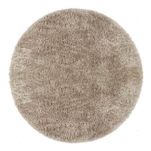 Interieur05 Rond Hoogpolig vloerkleed Fender wit|creme - 240 x 240 cm