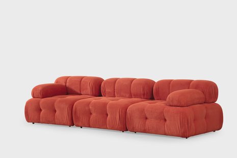 Modulaire zitbank Bubble Deluxe ribstof | Atelier Del Sofa