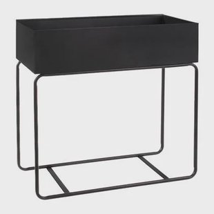 QUVIO planten tafel | planten bak - Zwart