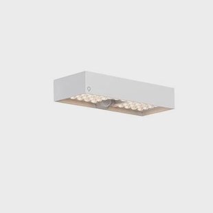 QAZQA Buiten wandlamp wit met dimlicht en sensor op solar - Kayo