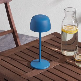 Lindby LED tafellamp Arietty, blauw, dimbaar, IP54 Lindby LED tafellamp Arietty, blauw, dimbaar, IP54