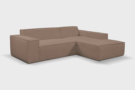 Hoekbank Firenze rechts ribstof | NADUVI Collection