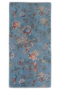 Pip Studio Grote Handdoek Secret Garden Blauw 70x140cm