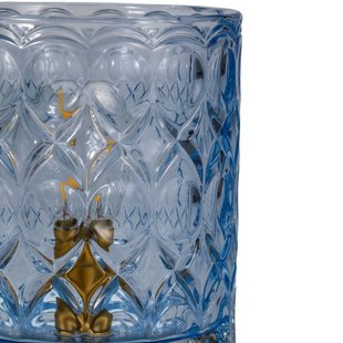 Pauleen Chic Glamour E14-LED batterij blauw metaal