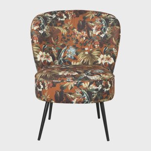 Fauteuil Frida - gebloemd - 77x69x60 cm