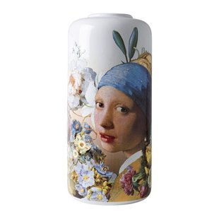 Cilindervaas Meisje met de parel pastel Cilindervaas Meisje met de parel pastel