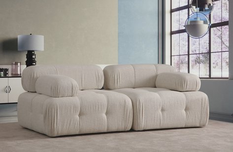 Modulaire zitbank Bubble Deluxe bouclé | Atelier Del Sofa