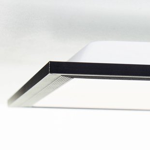 Brilliant Briston LED paneel, zwart CCT 3.000 K - 6.500 K