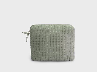 Yumeko Toilettas mousseline katoen sage green M 100% biologisch katoen