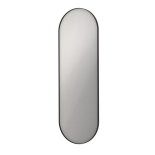 Spiegel INK SP20 Ovaal In Stalen Kader 60 x 4 x 180 cm Mat Zwart
