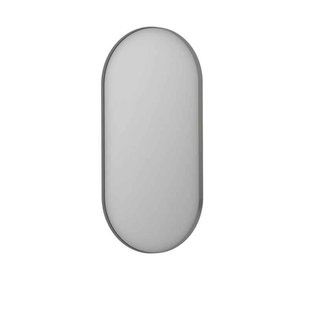 Spiegel INK SP20 Ovaal In Stalen Kader 50 x 4 x 100 cm Geborsteld RVS