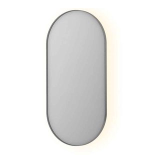 Spiegel INK SP20 Ovaal In Stalen Kader 60 x 4 x 120 cm Geborsteld RVS