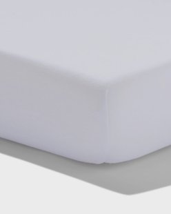HEMA Splittopper hoeslaken 180x200/210cm jersey wit (wit)