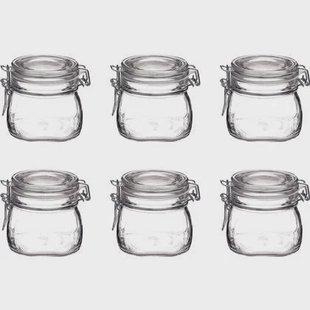 Bormioli Rocco Fido Weckpot - 50cl - 10cm - 6 stuks