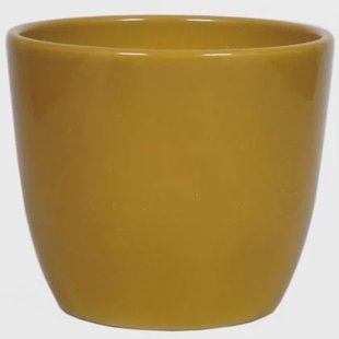 Floran Plantenpot - glans - okergeel - keramiek - 32 x 27 cm Floran Plantenpot - glans - okergeel - keramiek - 32 x 27 cm