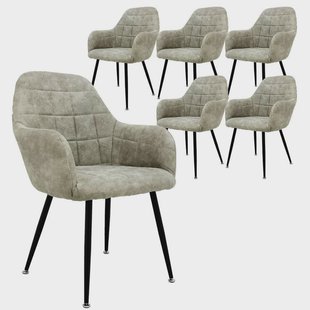 Set van 6 eetkamerstoelen Enna |