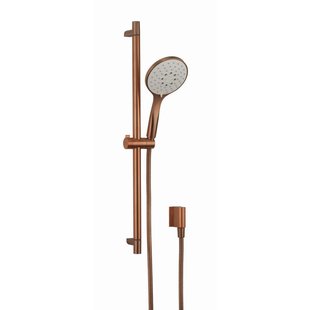 Crosswater MPRO Glijstangset - 70cm - handdouche rond 3 standen - geborsteld brons MPROKITBZP