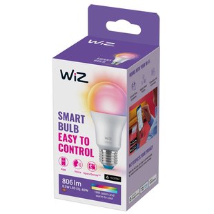 WiZ A60 LED lamp mat WiFi E27 8,5W RGBW WiZ A60 LED lamp mat WiFi E27 8,5W RGBW