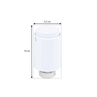 Prios Slimme radiatorthermostaat, ZigBee, Tuya, wit