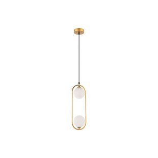 Viokef Hanglamp Fancy, 2-lamps, goud