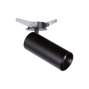 Viokef Inbouwplafondspot Reeds van staal, zwart