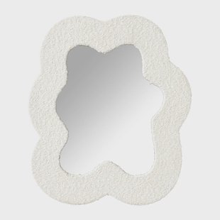 Spiegel teddy bloem - 40x34 cm