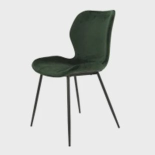 AnLi Style Stoel velvet ronde buis - groen velours AnLi Style Stoel velvet ronde buis - groen velours